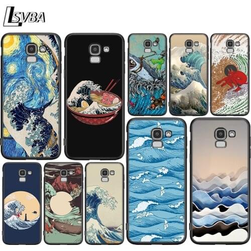 The Great Wave off Kanagawa For Samsung Galaxy J2 J3 J4 Core J5 J6 J7 J8 Prime duo Plus 2018 2017 2016 Silicone Phone Cover