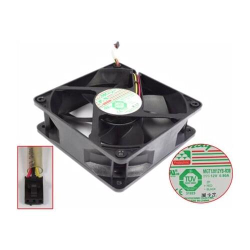 MAGIC MGT12012YB-R38 DC 12V 0.80A 120x120x38mm 3-Wire Server Cooling Fan