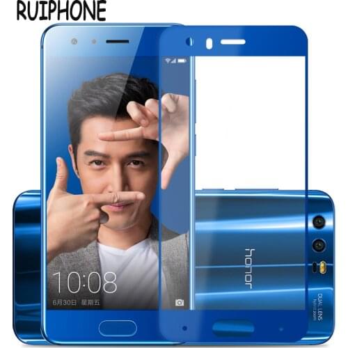 For Huawei honor 9 glass tempered for Huawei honor 9 Lite screen protector full cover 9H 2.5D gray for Huawei honor9 glass film