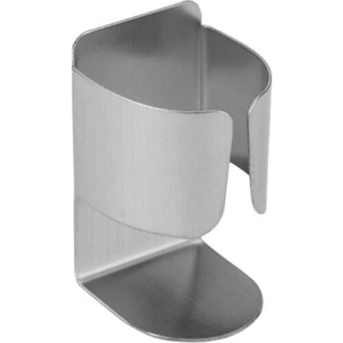 1pcs Stainless Steel Wall-Mounted Creative Non-Marking Double-Sided Brushed Electric Toothbrush Rack