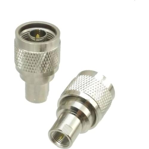 1pce Adapter N plug male to FME male RF connector straight