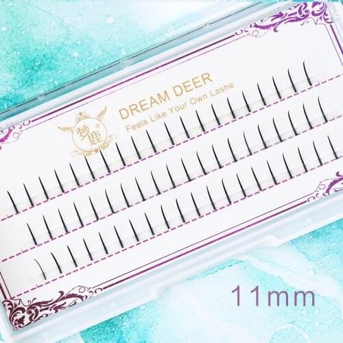60 Clusters of Professional Makeup Single Cluster Eyelashes Grafting False Eyelashes Single Eyelash Bundle Eye Extension Tool