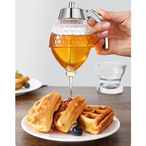 Acrylic Honey bottle squeeze jar kitchen tools honey pot push jar spice Dispenser utensils tomato Jam salad kitchen accessories