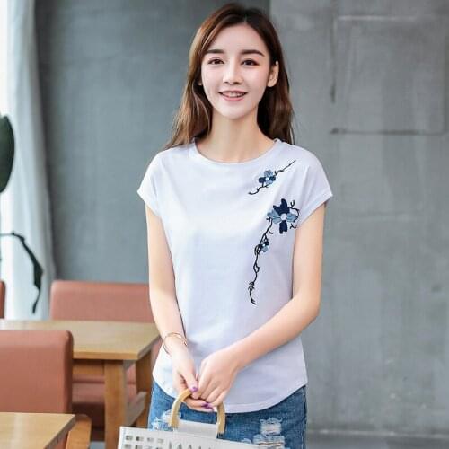 BOBOKATEER White Short Sleeve T Shirt Women Clothes Mujer Camisetas Plus Size Cotton O-Neck Tee Shirt Femme T-shirts Ladies Tops