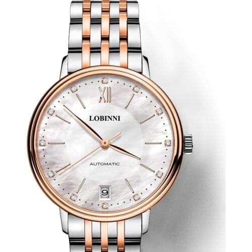Luxury Brand Switzerland LOBINNI Women Watches Japan MIYOTA Automatic Mechanical Clock Sapphire Waterproof Ladies Watch L2010
