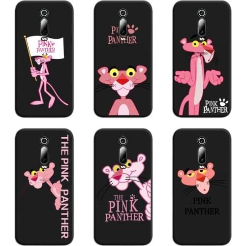 Cute funny cartoon pink panther Phone Case For Redmi 9A 9 8A 7 6 6A Note 9 8 8T Pro Max K20 K30 Pro