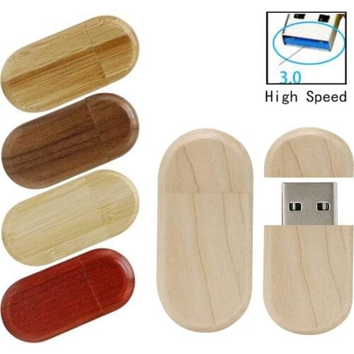 Wooden Usb 3.0 Pen Drive 8GB 16GB 32GB Usb Flash Drive Pendrive 64GB 128GB Memoria Usb Stick Flash Customize U Disk Flash Gift