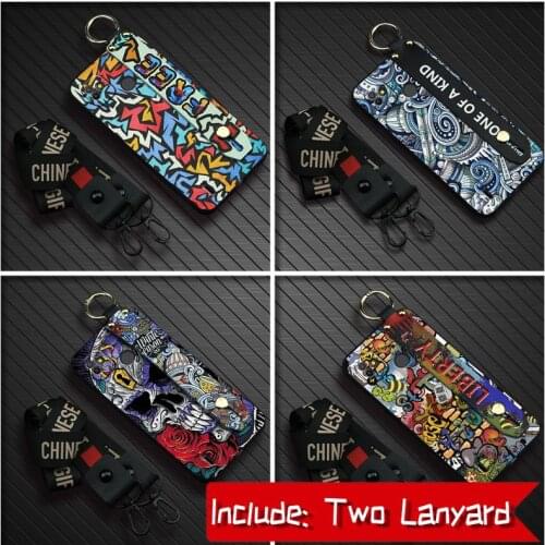 Phone Holder TPU Phone Case For Tecno POP5 Anti-knock Graffiti New Arrival For Man Back Cover Soft