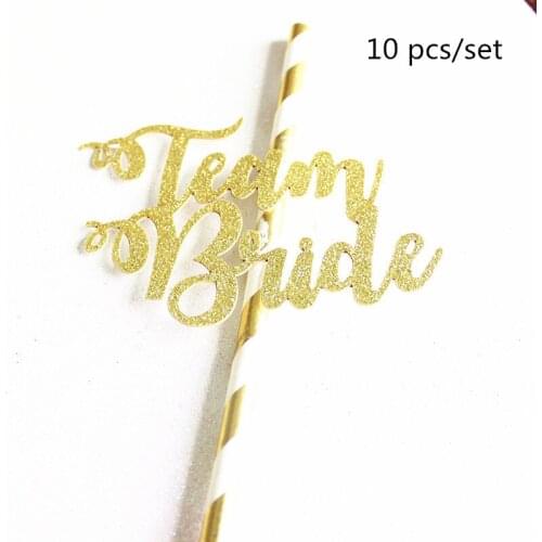 Hen Party Team Bride Confetti Lips Straws Bachelorette Party Decor Bridal Shower Wedding Hen Party Drinking Straws Supplies