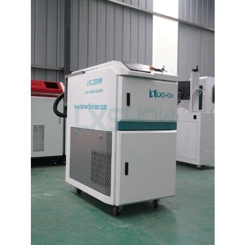Economical 100w 200w 300w 500w mini fiber laser cleaning machine rust removal gun / laser cleaner