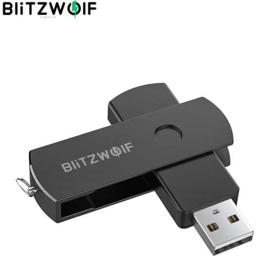 BlitzWolf BW-UP2 USB3.2 Gen 2 Flash Drive 64/128/256GB 360° Flash Drive Rotating Memory Disk - 64GB Storage USB Flash Drives