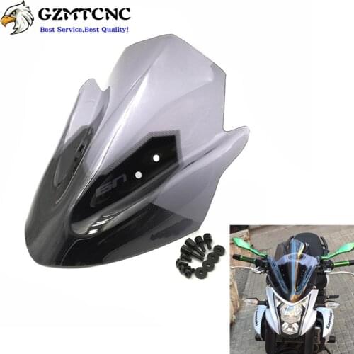 Motorbike Windshield Windscreen Wind Shield Screen Front Glass for 2012 2013 2014 2015 2016 Kawasaki ER-6N ER6N 12-16 13 14 New