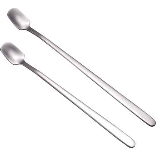 Stainless Steel Ice Spoon Creative Dessert Spoons Korean Top Grade Coffee Stirring Spoon For Dinnerware