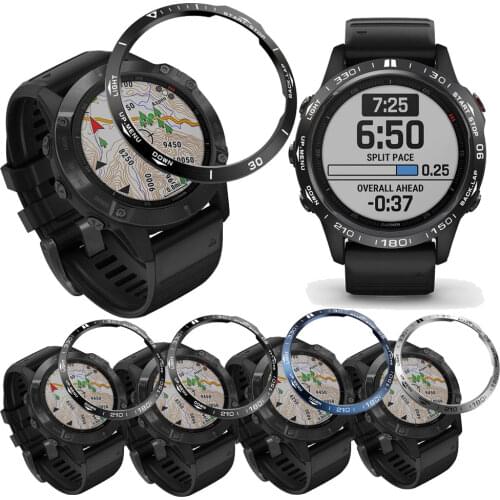 Metal Bezel Ring style Cover For Garmin Fenix 6X/6X Pro/6X Sapphire edge Metal Protective bezel Smart Watch Accessories Replace