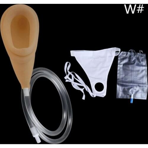 Urinal Urine Collector For Men Women In Bed Berathable Bottle Bag Health Care Latex Particles Soft Touch X4YD
