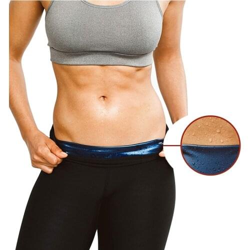 Men Women instantly Hot Sauna Effect Slims Fitness Pant Body Shaper Sauna Gym Pants Sweat Shapers Workout Sport Mid-Calf Pants