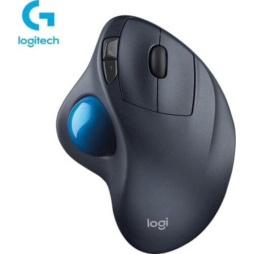 Logitech M570 Wireless Mouse with 2.4GHz 1000DPI Optical Trackball Ergonomic Mouse Support Windos 10/8/7 Mac OS