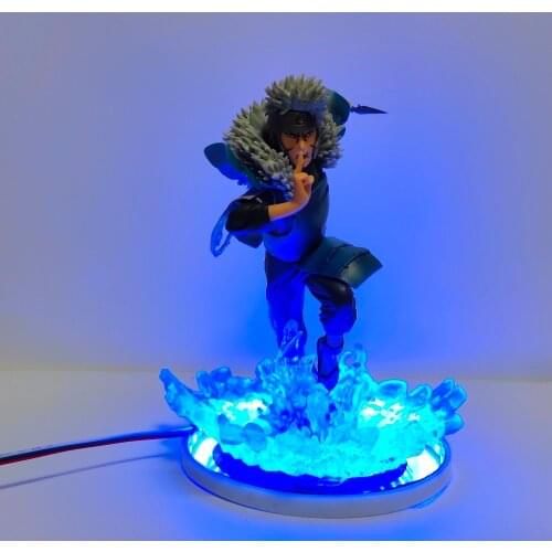 Naruto Senju Tobirama Led Base Night Lights Anime Lamp Naruto Shippuden Tobirama Lampara Led Light Color Changing Remote Control