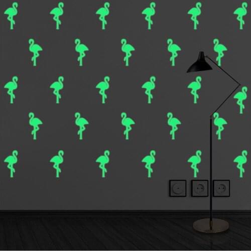 Ostrich Wall Sticker Glow In The Dark Luminous Fluorescent Baby Wall Stickers Home Decor Decals