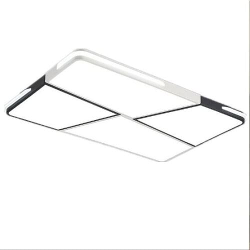 Led lamps living room simple modern atmosphere home 1.2 m ceiling lamp creative personality black and white mosaic living room