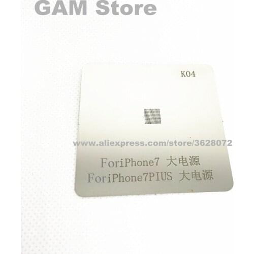 338S00225-A1 BGA Stencil for iPhone 7 7P 7 Plus U1801 Big power chip Reballing IC Pins Soldering BGA Direct Heating Template K04