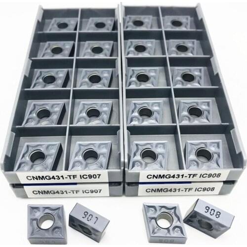 Carbide insert CNMG120404 TF IC907 IC908 external turning tool CNMG 120404 lathe parts tool turning insert milling turning tool