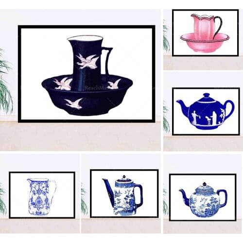 Affiche Giclee print Chinese style art design unique porcelain teapot poster print