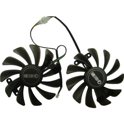2pcs/lot GTX1070 GTX1070Ti GTX1080 fan For KFA2 GALAXY GeForce GTX 1070 1070Ti 1080 EXOC SNPR Graphics Card cooling replace Fan