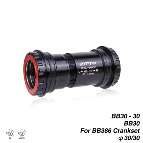 ZTTO BB30 To DUB bicycle Thread Lock Bottom Brackets Press Fit BB30 Frame for MTB Road bike DUB crank BB Waterproof Center