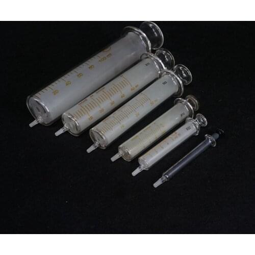 1ml 5ml 10ml 30ml 50ml 100ml Glass Syringe Injector Lab Sampler Standard Diameter Caliber Precision Medical