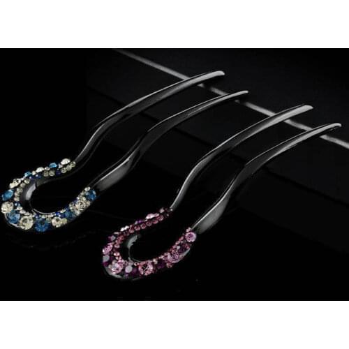 1 Pcs U-shaped Hairpin Simple Fashion Versatile Hairpin Plate Hairpins Styling Tools Newly Magic Bending Hairwear Decoration