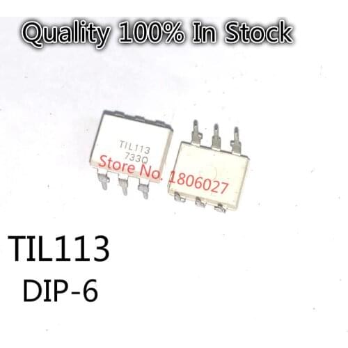 10PCS/Lot Spot hot sale 4N28 DIP-6 / MOC3043 / 4N28 / TIL113 / MCT2E NEW Original