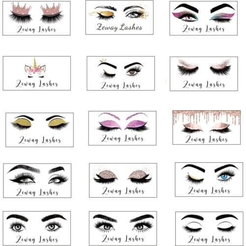 100PCS, personalized eyelash sticker, custom name stickers, cosmetic stickers, lip gloss tube labels, lip gloss stickers, logos