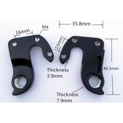 2pcs Bicycle rear derailleur hanger For De Rosa Idol 2017 Pinin Farina De Rosa SK Super King MECH MTB dropout carbon frame BIKE