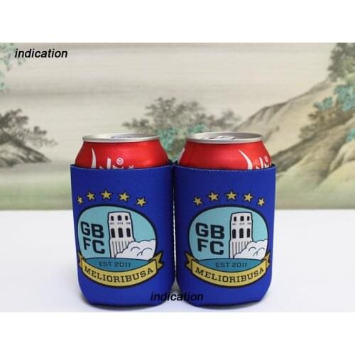 200pcs Customized LOGO Print Neoprene Stubby Holder Beer Can Picnic Cooler Cover Sleeve For Wedding Party Favors Or Gifts