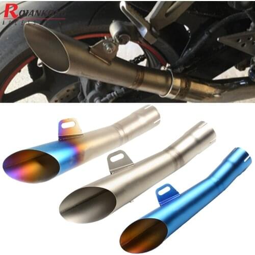 Motorcycle Exhaust System Muffler Escape Modified Tail End Pipe Slip-on For 125 250 390 RC390 2017 2018 2019 390
