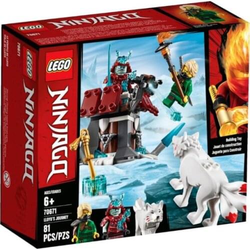 70671 Lego Ninjago Lloyds Journey enhance kids Ninjago 81 pcs great birthday gift minifigures toys playset bricks enjoy fans