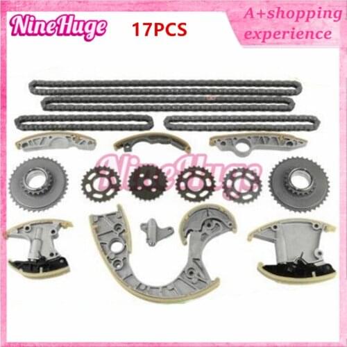 AD04-JC Timing Chain Kit For Audi A4 A6 A8 Q7 2.7 3.0 TDI S4 V8 4.2L Engine Auto Car Accessories With Oil Pump Chain Sprockets