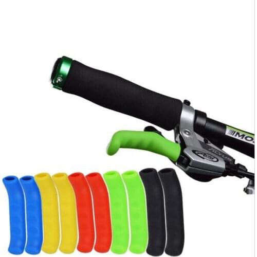 Bicycle Silicone Gel Brake Handle Lever Cover Protecto Mountain Road Bike Protection Sleeve 1 Pair 2019 hot sale