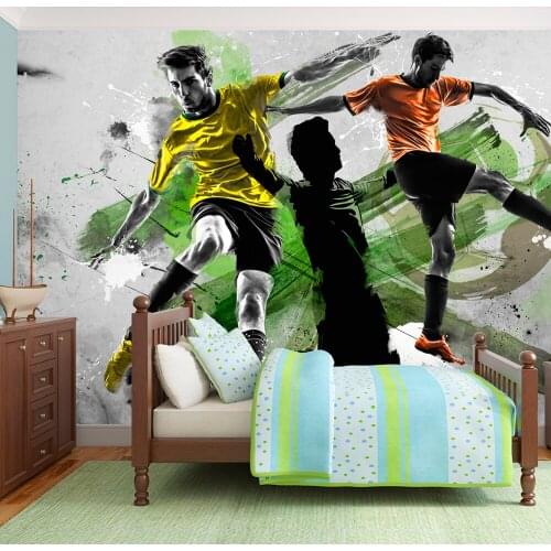 Wall mural-samples of football - 450x280 cm