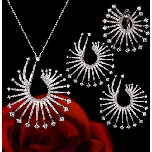 Jankelly Hotsale African4pcs Bridal Jewelry Sets New Fashion Dubai Jewelry Set For Women Wedding Party Accessories Design