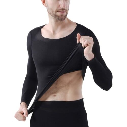 Men Women Thermal Underwear Set Tops + Trousers 37 Degrees Constant Temperature Soft Slim Elastic Self-Heating Thermal Underwear