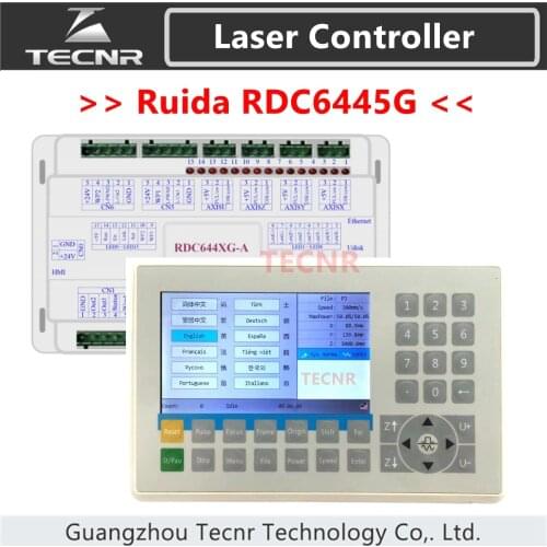 TECNR Ruida RDC6445 RDC6445G laser machine controller for co2 laser engraving cutting machine upgrade RDC6442 RDC6442G