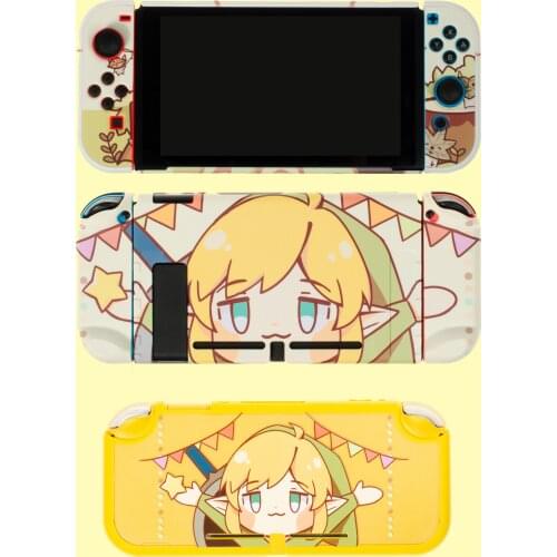 Matte Hard Shell Skin Protective Case for Zelda Cartoon Link Nintend Switch NS Lite Joy-Con Crystal Housing Cover Back Protector