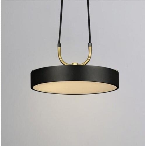 Minimalist LED pendant light Nordic style Cylindrical Modern for dining room cafe bar personality pendant lamp