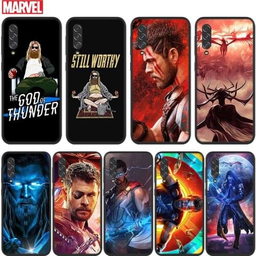 Avengers Thor For Samsung Galaxy A90 A80 A70S A60 A50S A40S A30S A20E A10S A2 Core 5G Black Soft Phone Case