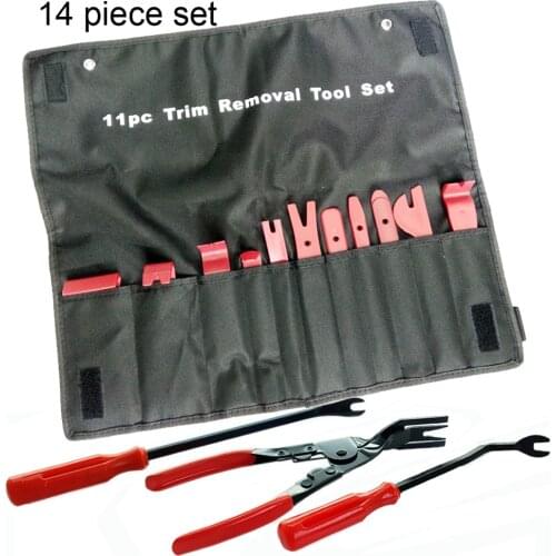 14PCS Hand Tool Car Radio Door Trim Panel Car Disassembly Tool Sets Car Audio Disassembly Tool Set Car Body Repair Remover Tool