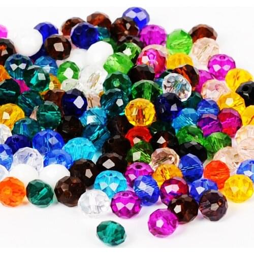 New Arrival Austrian Loose Beads 10MM 70PCS/Bag Strand Rondelle Faceted Glass Crystal Beads Spacer Bracelet jewelry Beads