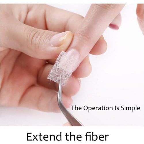 10/20pcs Non-Woven Fiberglass Nail Extension Sticks Silks French UV Gel Building Fiber Acrylic Form For DIY Manicure Accessories