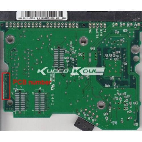 HDD PCB logic board 2060-001113-001 REV A for WD 3.5 IDE/PATA hard drive repair data recovery